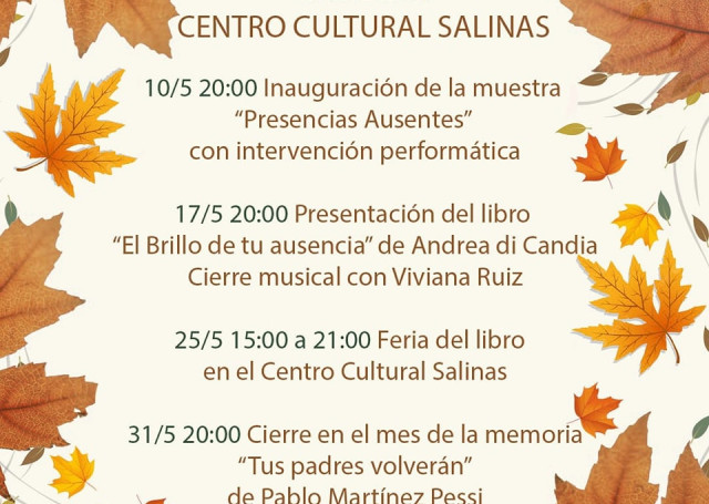 Mayo en el Centro Cultural Salinas