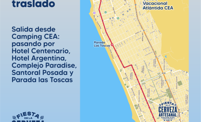 Traslados especiales para la Fiesta de la Cerveza Artesanal 