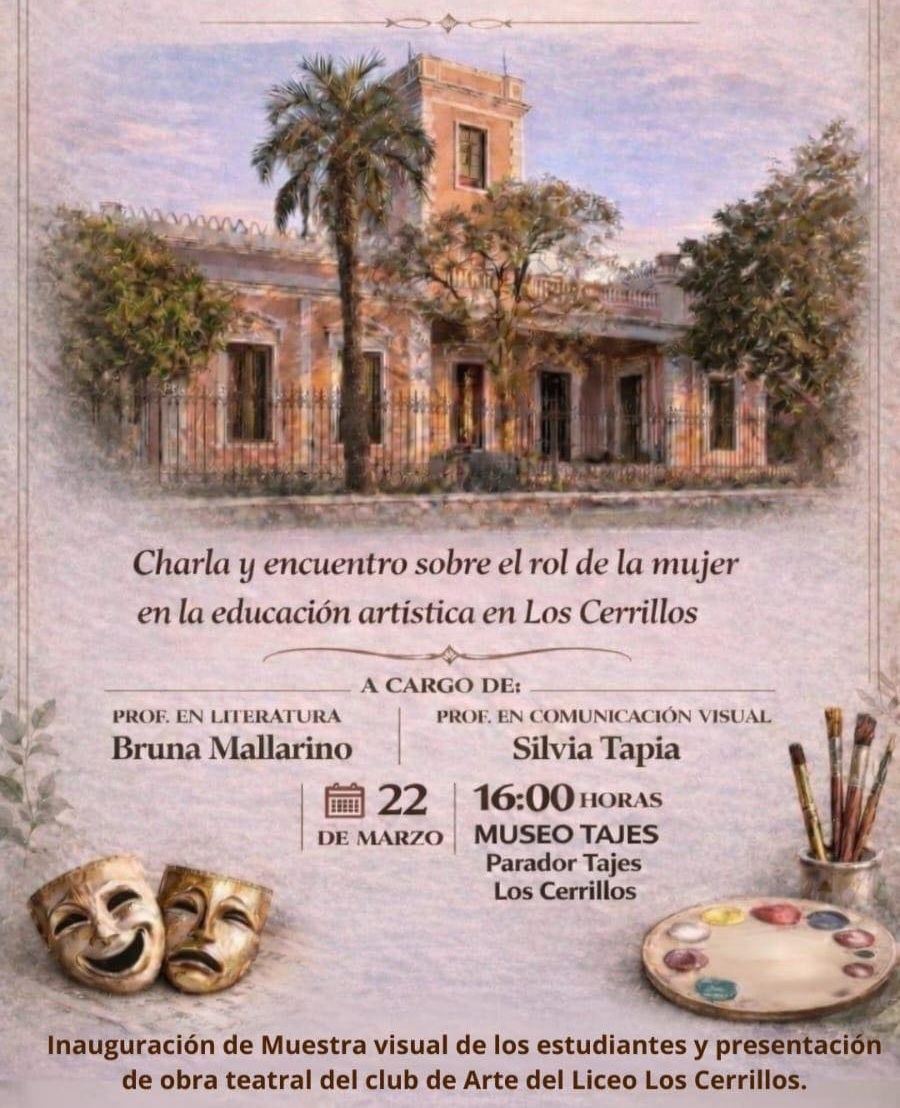 Charla y encuentro sobre el rol de la mujer en la educación artistica en Los Cerrillos