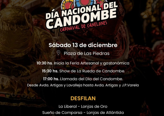 Día Nacional del Candombe en Las Piedras