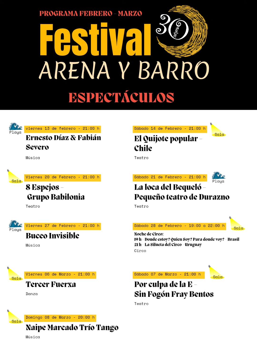 Festival Arena y Barro – Grupo Babilonia