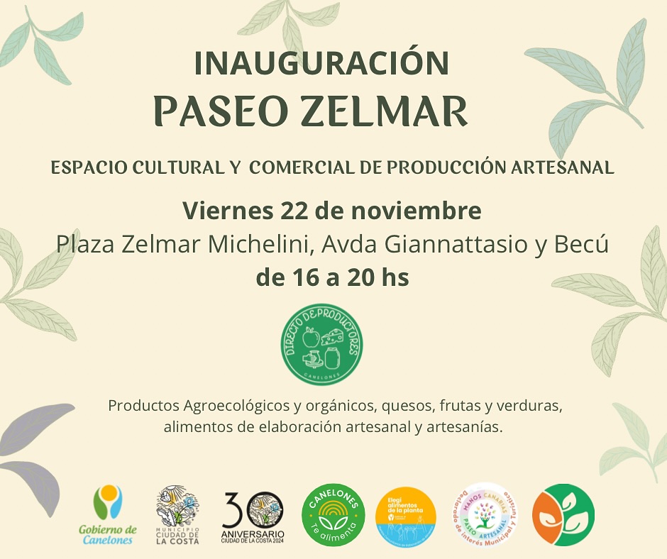 Inauguración de Paseo Zelmar