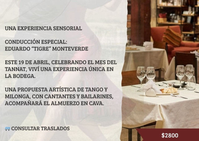 Tango, Milonga & Tannat