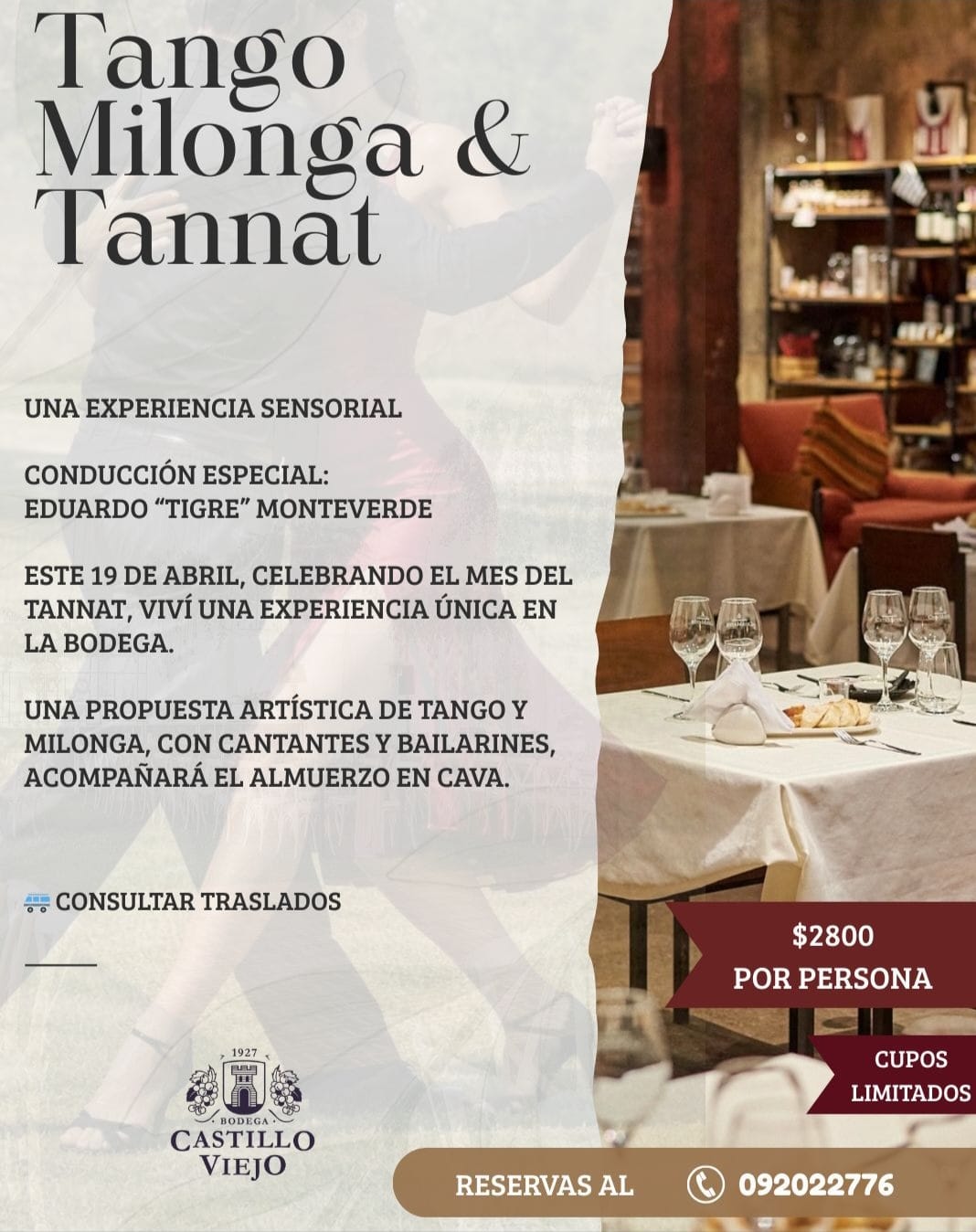 Tango, Milonga & Tannat